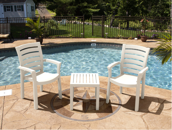 Вуличний журнальний столик Siesta Ocean Side Table Білий (White)-3