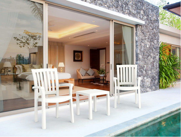 Вуличний журнальний столик Siesta Ocean Side Table Білий (White)-5