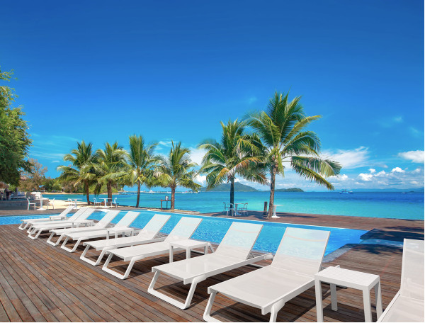 Вуличний журнальний столик Siesta Ocean Side Table Білий (White)-20