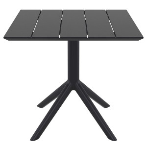Вуличний стіл Siesta Paris Table 70 Чорний (Black)