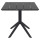 Вуличний стіл Siesta Paris Table 70 Чорний (Black)