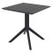 Уличный стол Siesta Paris Table 70 Черный (Black)-1-thumb