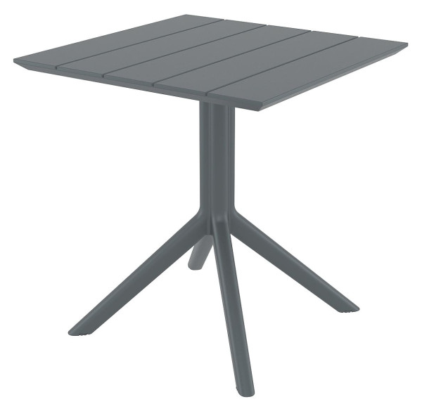 Вуличний стіл Siesta Paris Table 70 Темно-сірий (Dark Grey)-1