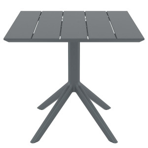 Вуличний стіл Siesta Paris Table 70 Темно-сірий (Dark Grey)