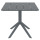 Вуличний стіл Siesta Paris Table 70 Темно-сірий (Dark Grey)