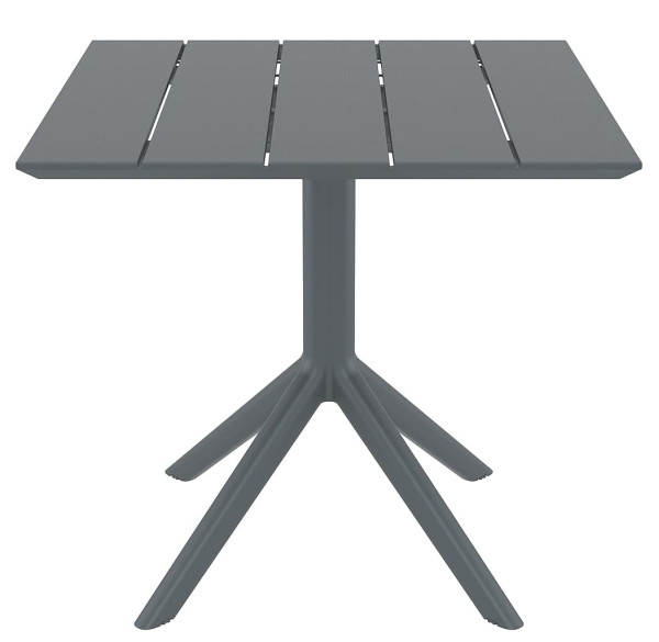 Вуличний стіл Siesta Paris Table 70 Темно-сірий (Dark Grey)-0