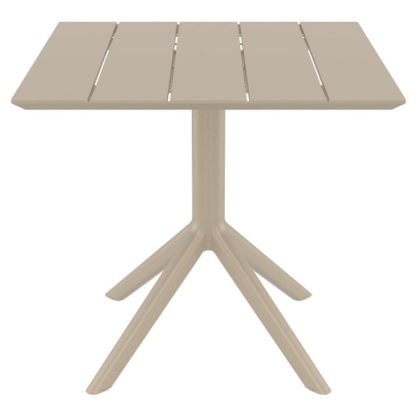 Вуличний стіл Siesta Paris Table 70 Бежевий (Taupe)-0