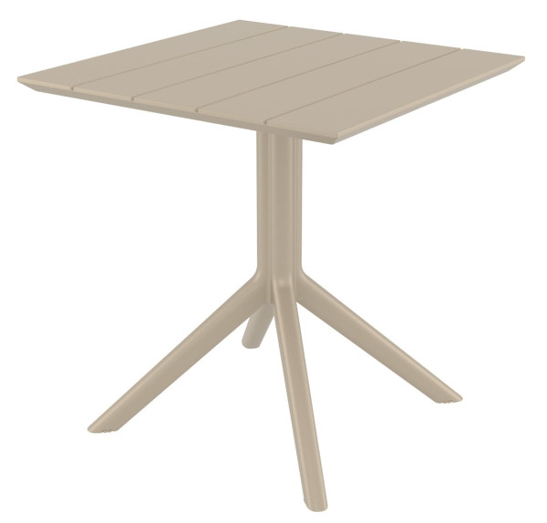 Вуличний стіл Siesta Paris Table 70 Бежевий (Taupe)-1