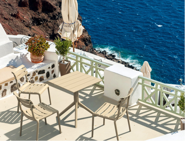 Уличный стол Siesta Paris Table 70 Черный (Black)-4