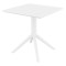 Вуличний стіл Siesta Paris Table 70 Білий (White)-1-thumb