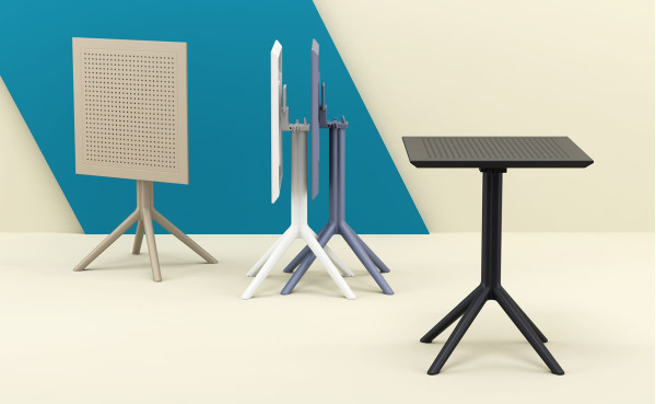 Складной уличный стол Siesta Sky Folding Table 60 Белый (White)-13