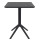 Складний вуличний стіл Siesta Sky Folding Table 60 Чорний (Black)