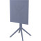 Складной уличный стол Siesta Sky Folding Table 60 Темно-серый (Dark Grey)-4-thumb