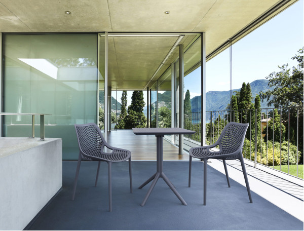 Складной уличный стол Siesta Sky Folding Table 60 Темно-серый (Dark Grey)-10