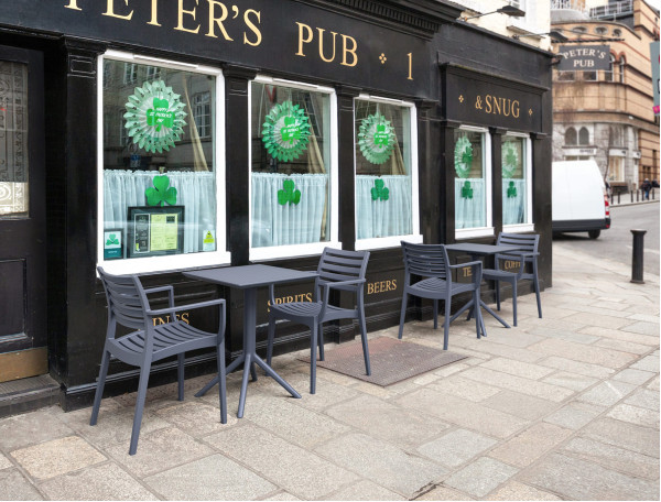 Складной уличный стол Siesta Sky Folding Table 60 Темно-серый (Dark Grey)-9