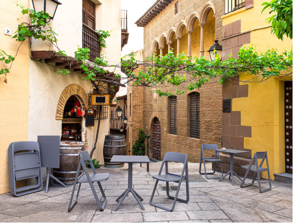 Складной уличный стол Siesta Sky Folding Table 60 Темно-серый (Dark Grey)-8