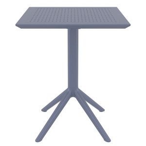 Складной уличный стол Siesta Sky Folding Table 60 Темно-серый (Dark Grey)
