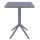 Складной уличный стол Siesta Sky Folding Table 60 Темно-серый (Dark Grey)