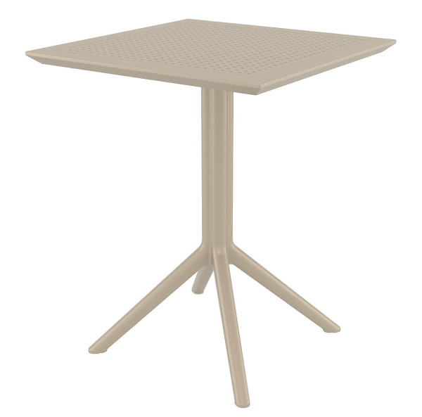 Складной уличный стол Siesta Sky Folding Table 60 Бежевый (Taupe)-1