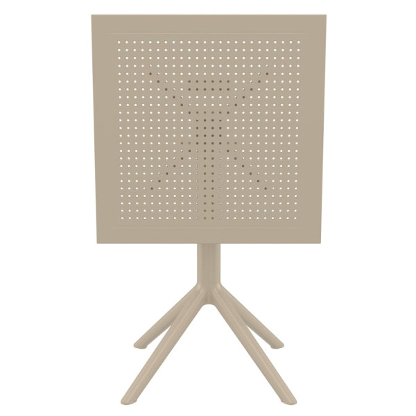 Складной уличный стол Siesta Sky Folding Table 60 Бежевый (Taupe)-3
