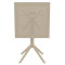 Складной уличный стол Siesta Sky Folding Table 60 Бежевый (Taupe)-3-thumb