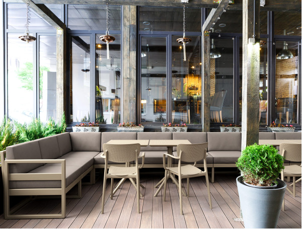 Складной уличный стол Siesta Sky Folding Table 60 Бежевый (Taupe)-9