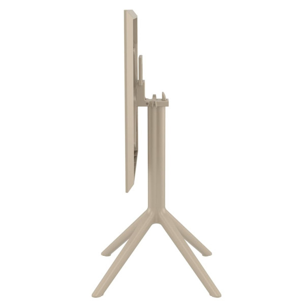 Складной уличный стол Siesta Sky Folding Table 60 Бежевый (Taupe)-2