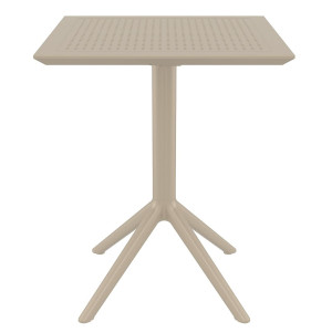 Складаний вуличний стіл Siesta Sky Folding Table 60 Бежевий (Taupe)
