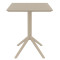 Складной уличный стол Siesta Sky Folding Table 60 Бежевый (Taupe)-0-thumb