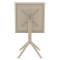 Складной уличный стол Siesta Sky Folding Table 60 Бежевый (Taupe)-5-thumb