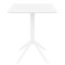 Складной уличный стол Siesta Sky Folding Table 60 Белый (White)-0-thumb