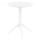 Круглий складний вуличний стіл Siesta Sky Folding Table 60 Білий (White)
