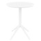 Круглый складной уличный стол Siesta Sky Folding Table 60 Белый (White)-1-thumb