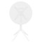 Круглый складной уличный стол Siesta Sky Folding Table 60 Белый (White)-3-thumb