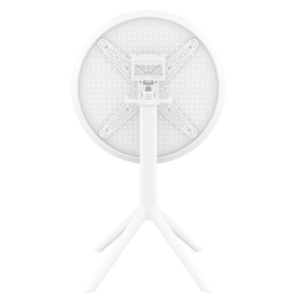 Круглый складной уличный стол Siesta Sky Folding Table 60 Белый (White)-4