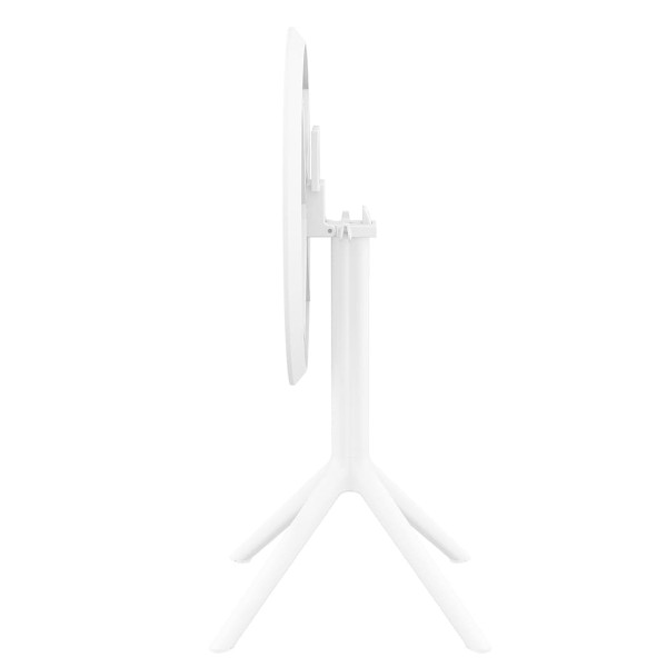 Круглый складной уличный стол Siesta Sky Folding Table 60 Белый (White)-2