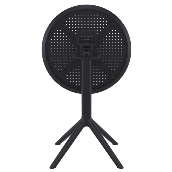 Круглый складной уличный стол Siesta Sky Folding Table 60 Черный (Black)-4