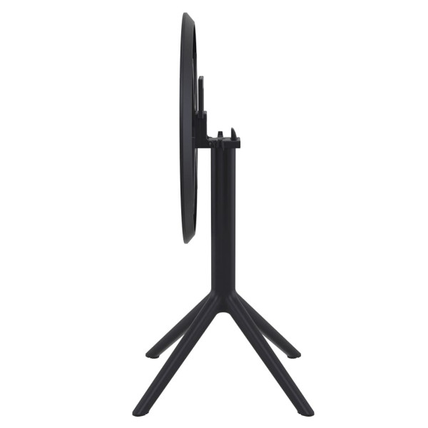 Круглый складной уличный стол Siesta Sky Folding Table 60 Черный (Black)-2