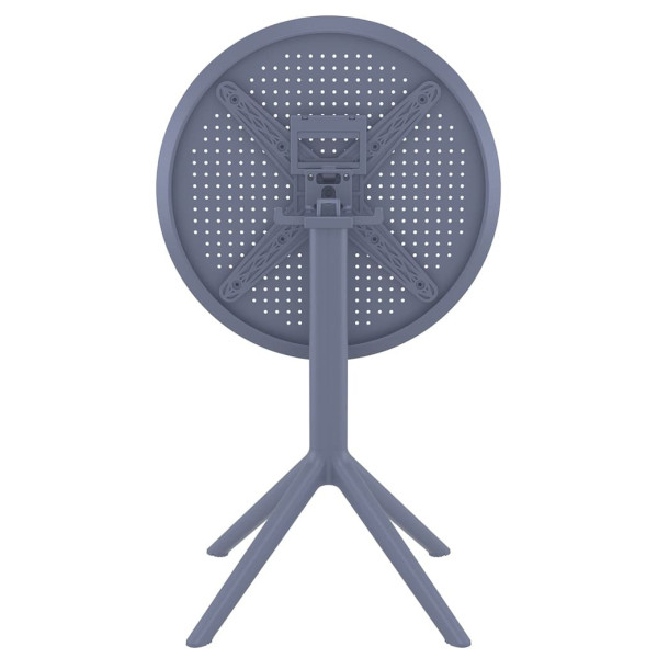 Круглий складний вуличний стіл Siesta Sky Folding Table 60 Темно-сірий (Dark Grey)-4