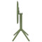 Круглий складний вуличний стіл Siesta Sky Folding Table 60 Зелений (Olive Green)-2-thumb