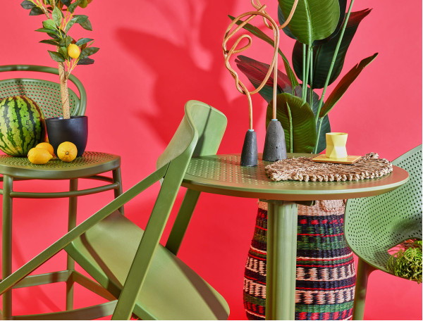 Круглий складний вуличний стіл Siesta Sky Folding Table 60 Зелений (Olive Green)-11