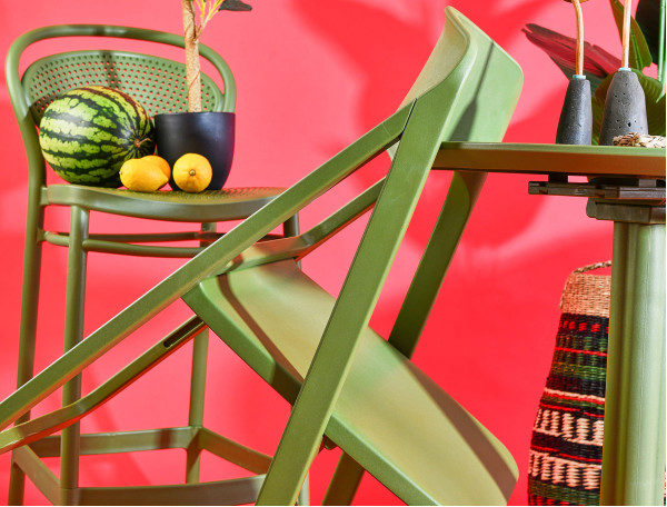 Круглий складний вуличний стіл Siesta Sky Folding Table 60 Зелений (Olive Green)-12