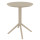 Круглий складний вуличний стіл Siesta Sky Folding Table 60 Бежевий (Taupe)