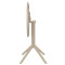 Круглий складний вуличний стіл Siesta Sky Folding Table 60 Бежевий (Taupe)-2-thumb