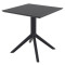 Уличный стол Siesta Sky Table 70 Черный (Black)-7-thumb