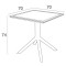 Уличный стол Siesta Sky Table 70 Черный (Black)-15-thumb