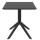 Вуличний стіл Siesta Sky Table 70 Чорний (Black)