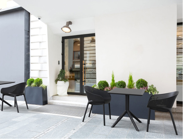 Уличный стол Siesta Sky Table 70 Черный (Black)-3
