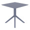 Уличный стол Siesta Sky Table 70 Темно-серый (Dark grey)-5-thumb