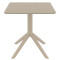 Уличный стол Siesta Sky Table 70 Бежевый (Taupe)-0-thumb